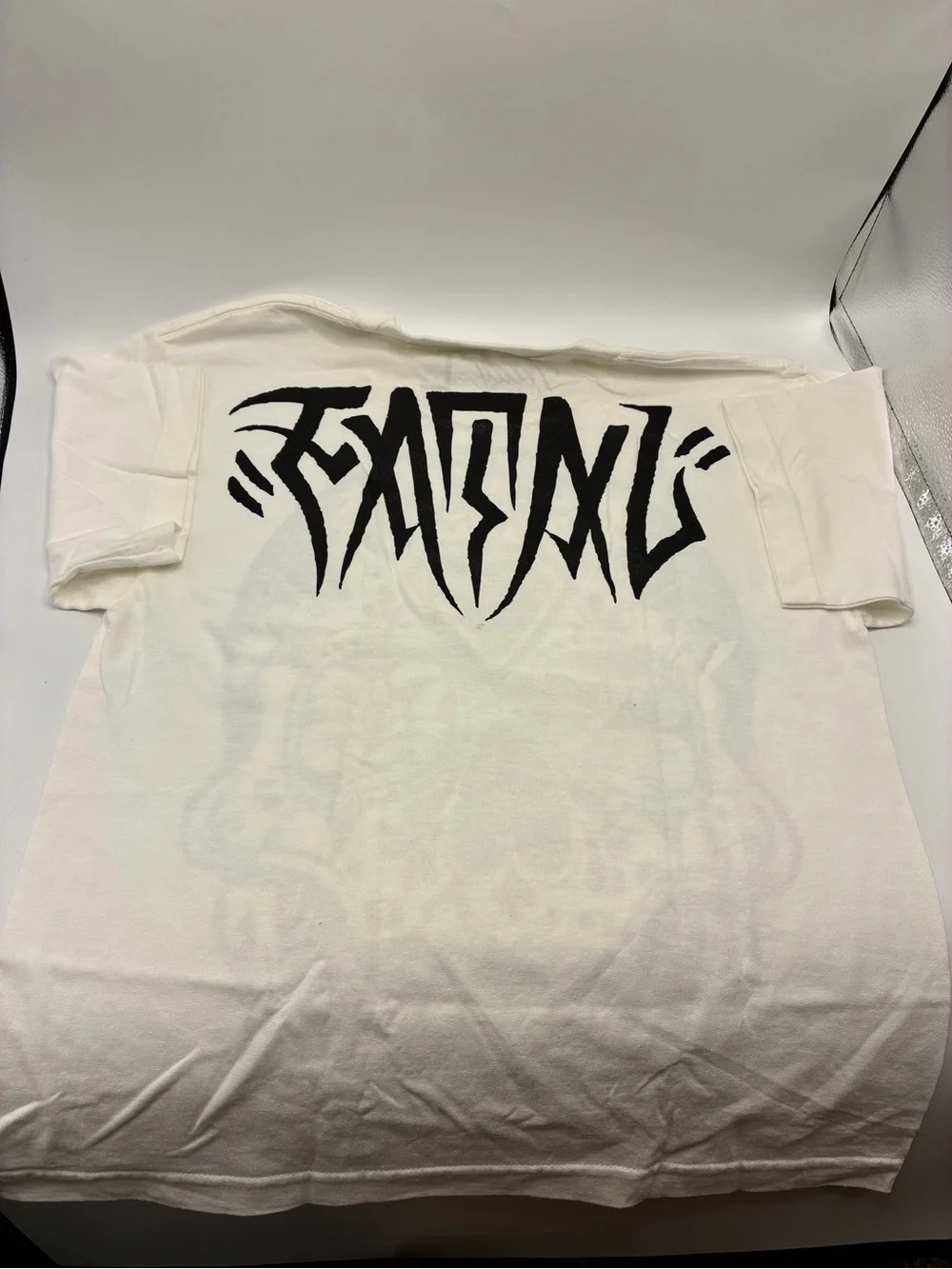 Fatal Brand  Youth L Graphic Sugar Skull T-Shirt in White and Black New